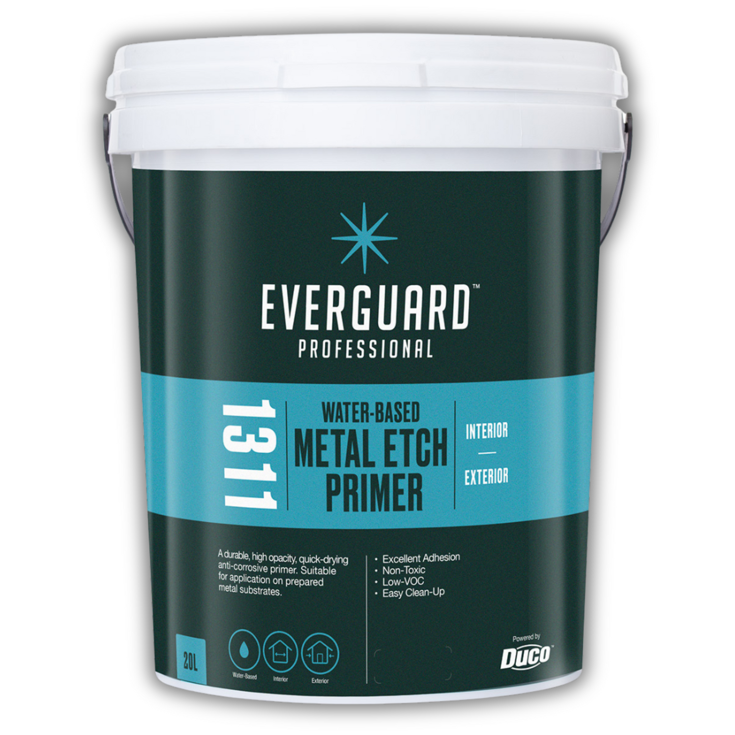 Everguard Water-Based Metal Etch Primer Group 20L Bucket Front