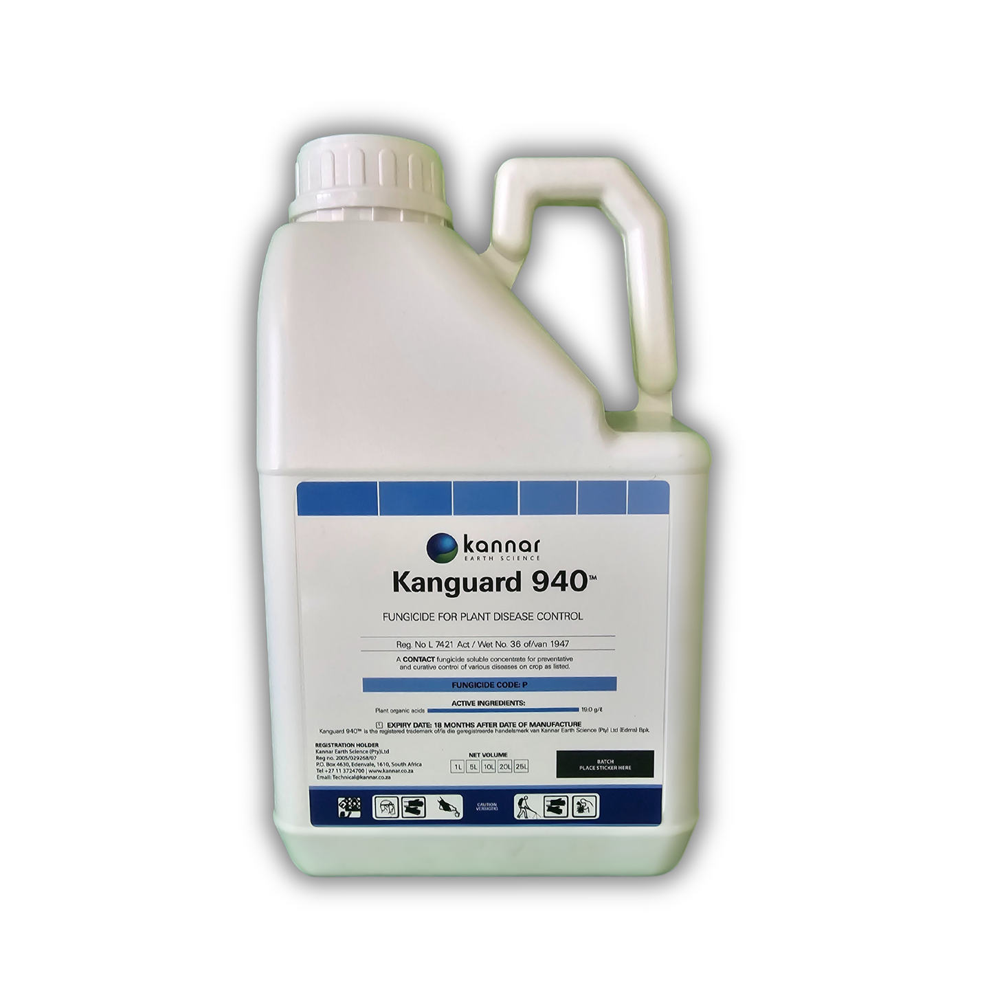 Fungicide Kannar Kanguard 940 5L Front