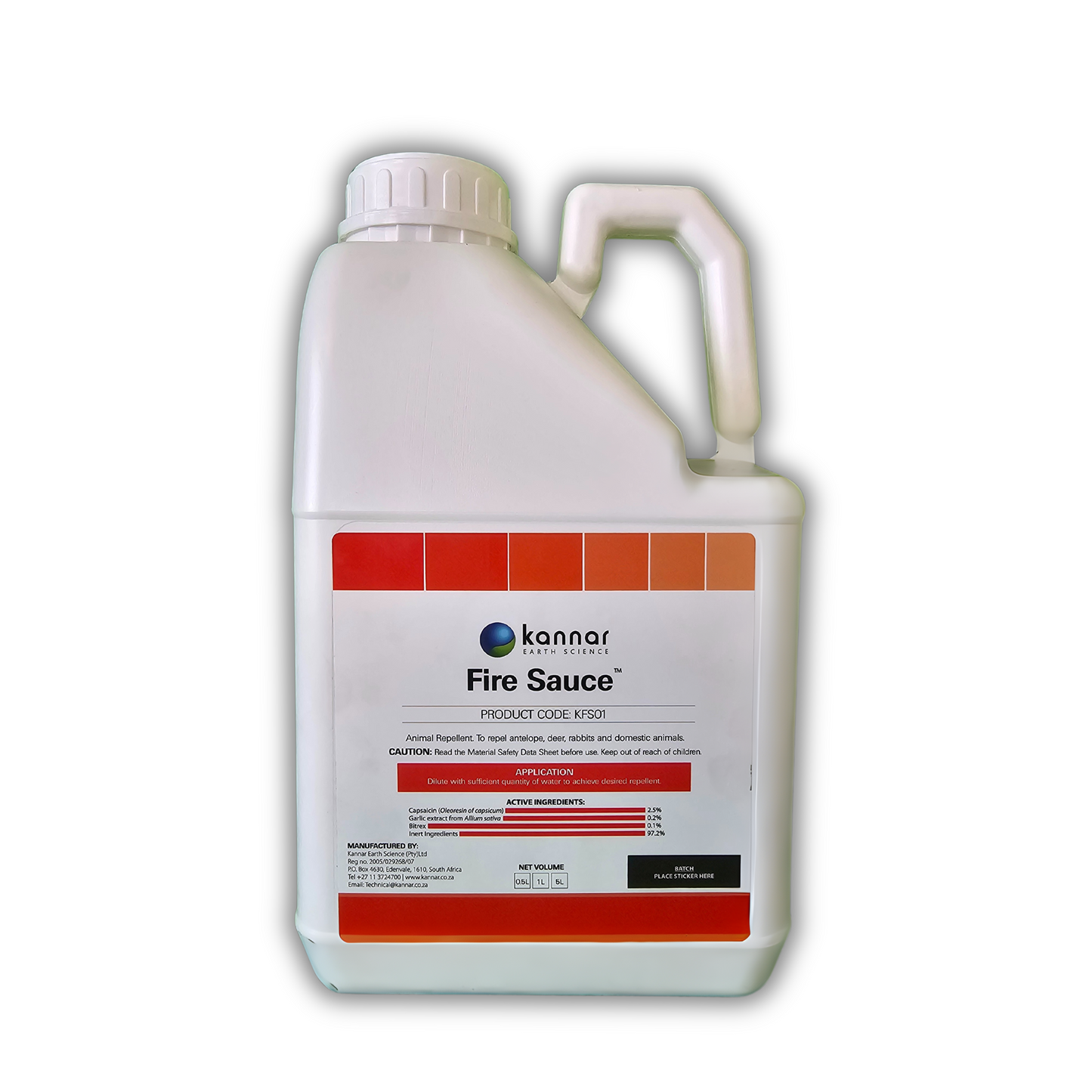 Repellent Kannar Fire Sauce 5L Front