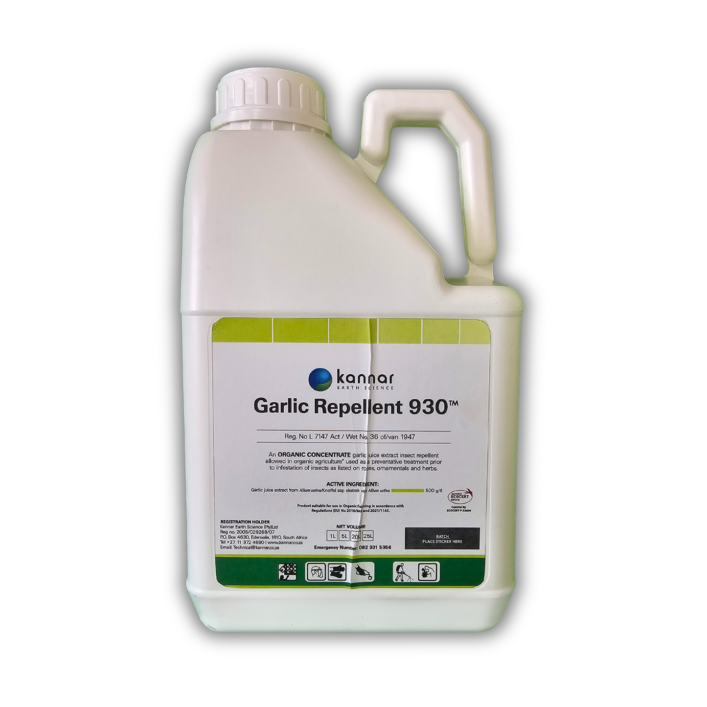 Repellent Kannar Garlic Repellent 930 5L Front