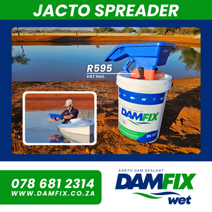 JACTO Handheld Spread used with DAMFIX Wet Applications