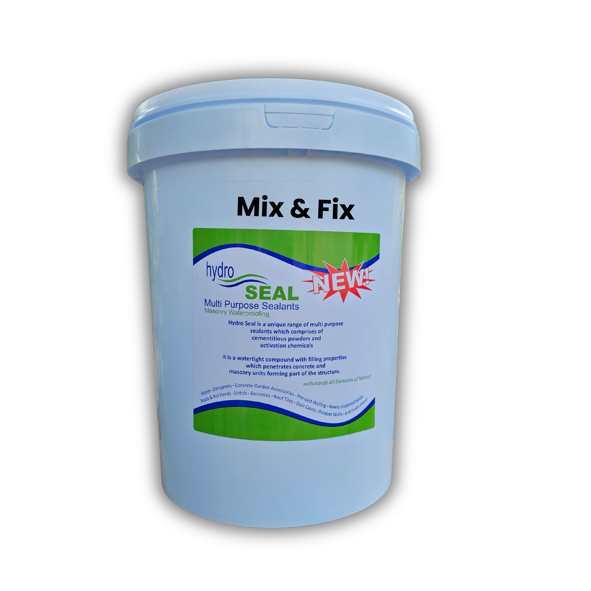 Hydro Mix & Fix Bucket Only Front