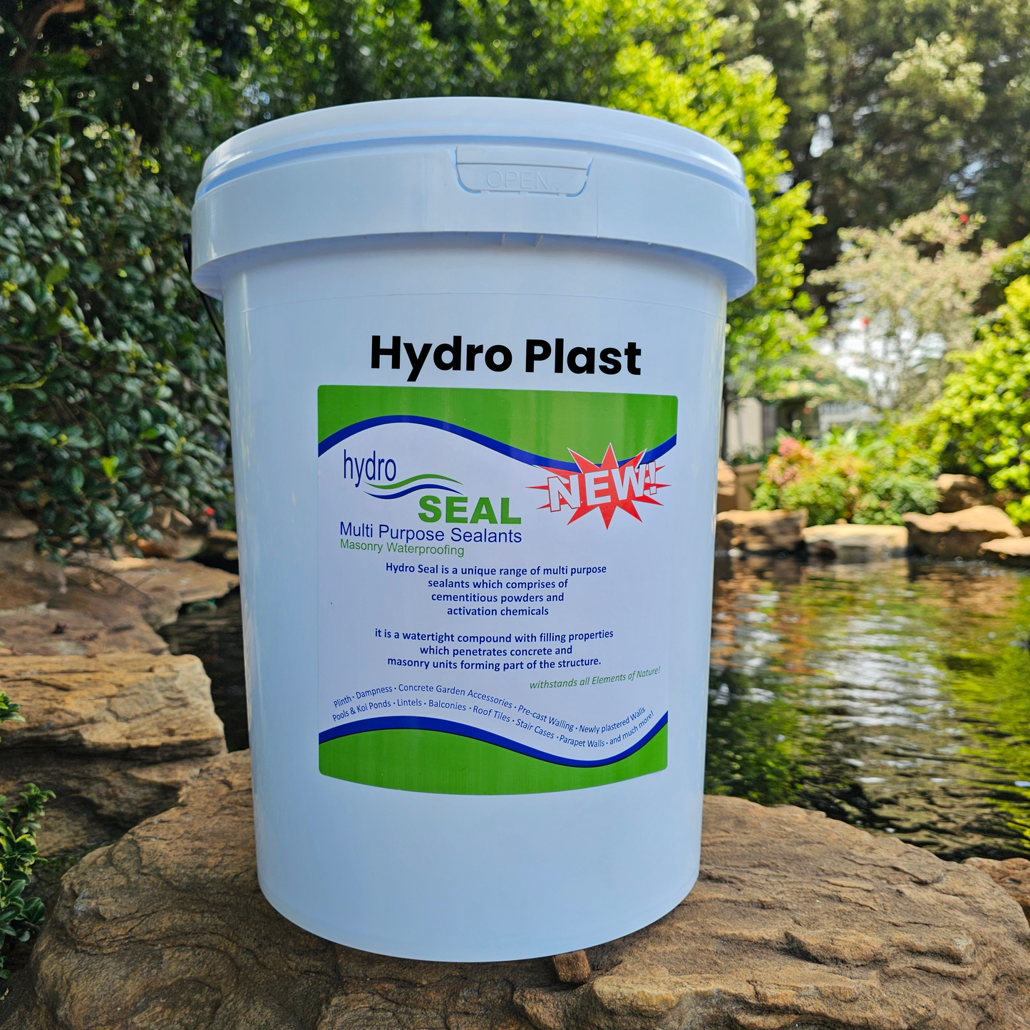 Multi-Purpose Sealants Hydro Plast 25kg Bucket Front