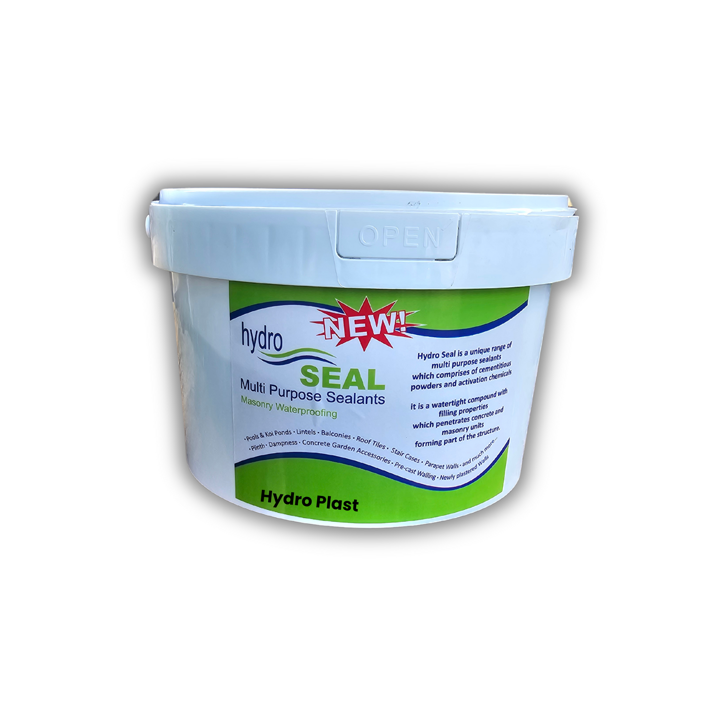 Hydro Plast 2kg Bucket Only Front