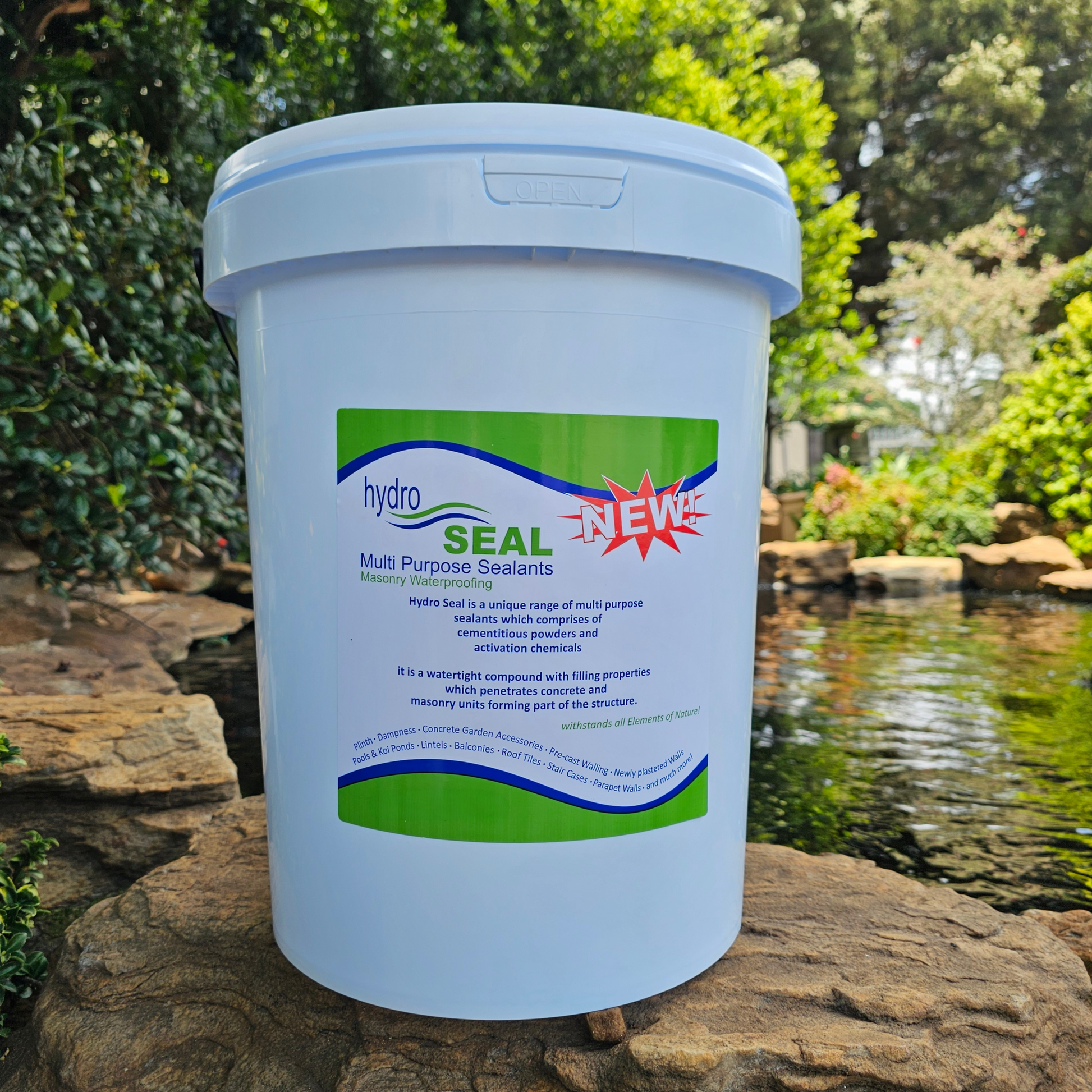 Multi-Purpose Sealants Hydro Sealant 25kg Bucket Front without bonding agent